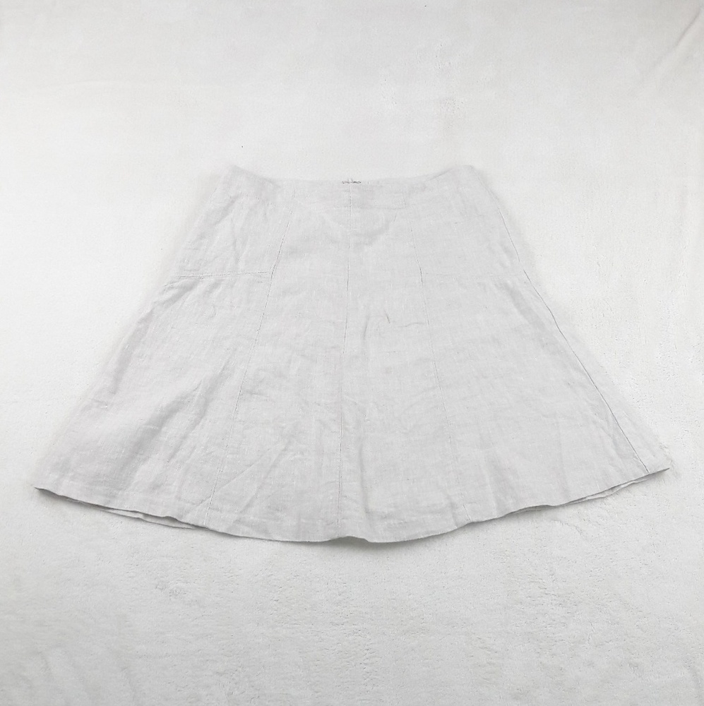 Ann Taylor Loft Linen Flare Skirt - Picture 2 of 4